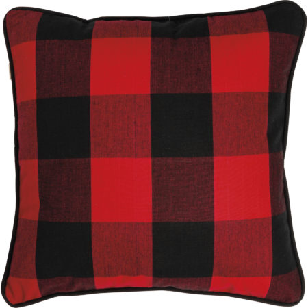 Pillow - Red And Black Buffalo Check