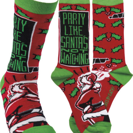 Socks - Party Like Santa's Not Watching