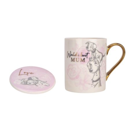 MUG & COASTER SET: 101 DALMATIANS - MUM