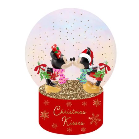 MICKEY CHRISTMAS: SNOW GLOBE 'CHRISTMAS KISSES'