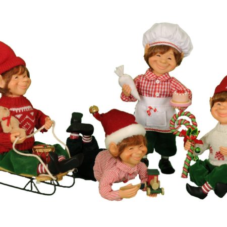 4 Piece Traditional Elf Assort