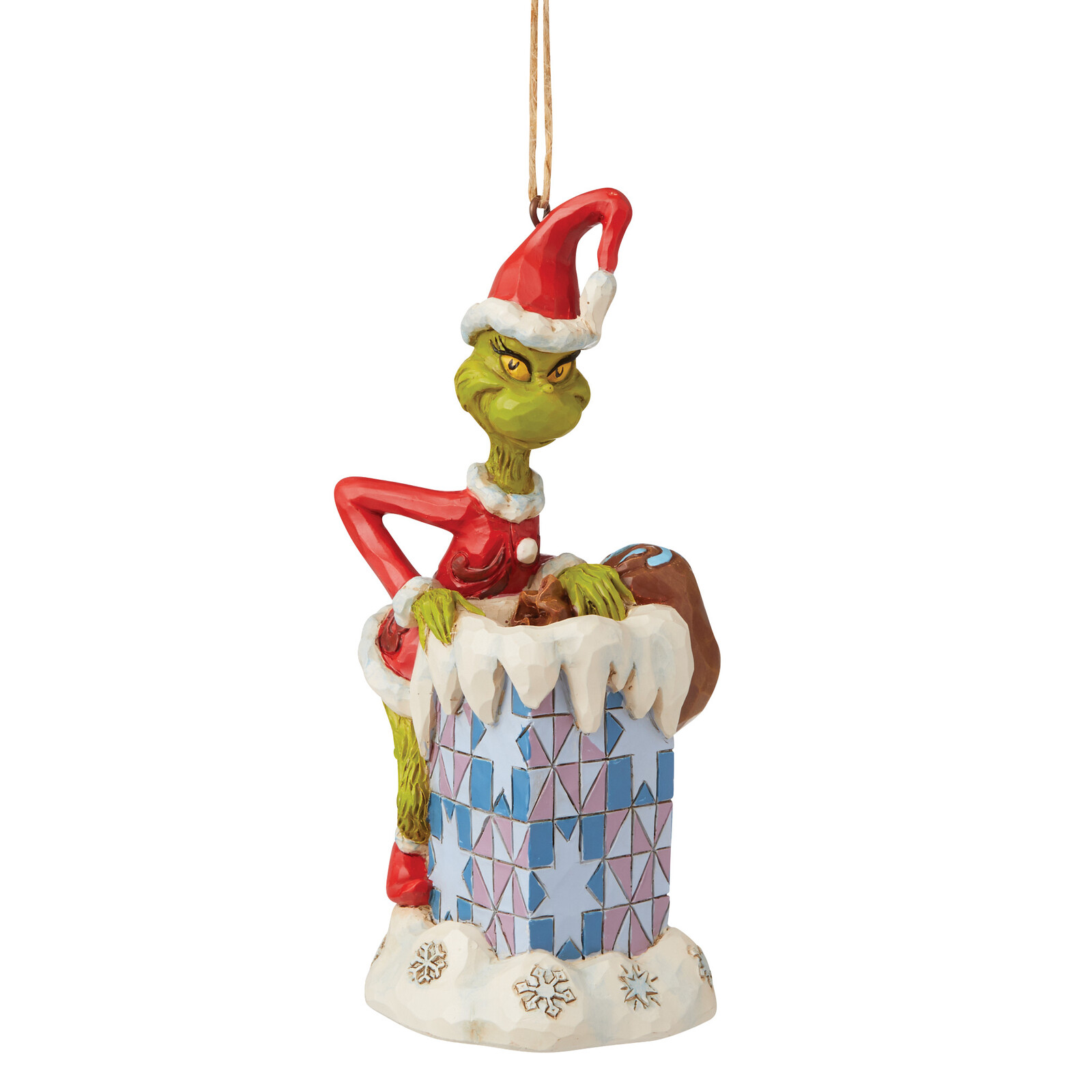 12.7cm/5" Grinch In Chimney HO