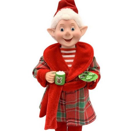 30CM STANDING ELF BEDTIME
