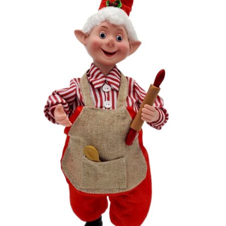 30cm Standing Elf Chef
