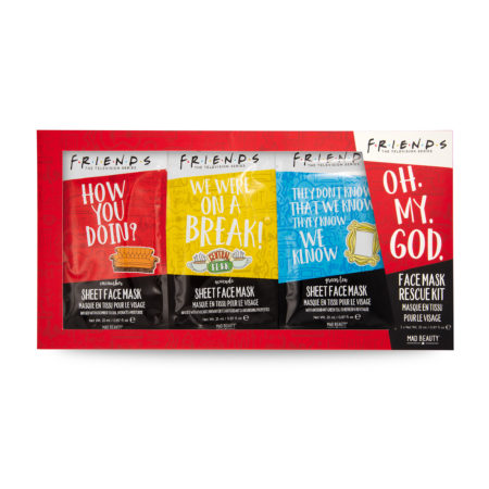 WARNER FRIENDS 3PC COSMETIC SHEET MASK RESCUE KIT