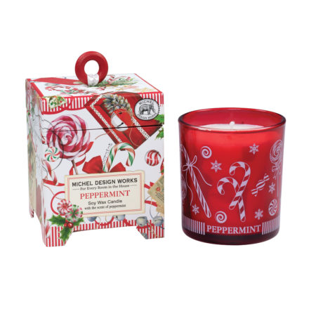 CANDLE SOY WAX PEPPERMINT MICHEL DESIGN WORKS