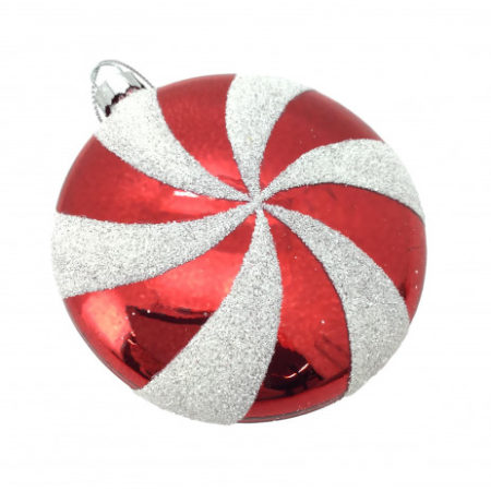 RED WHITE THICK SWIRL