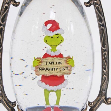 Lantern "I Am the Naughty List" 24cm