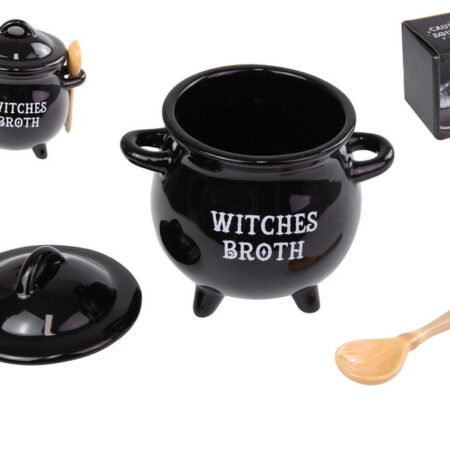 13cm Witches Broth Cauldron Soup Bowl (Gift Box)