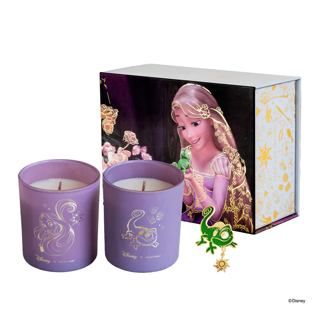 DISNEY CANDLE TWIN PACK RAPUNZEL & PASCAL