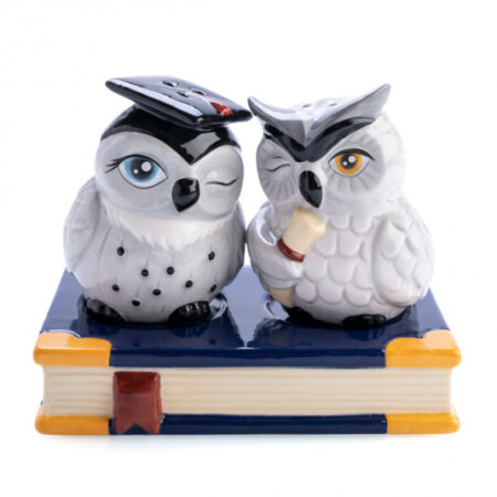 Flavour Mates Graduation Owls Salt & Pepper Set