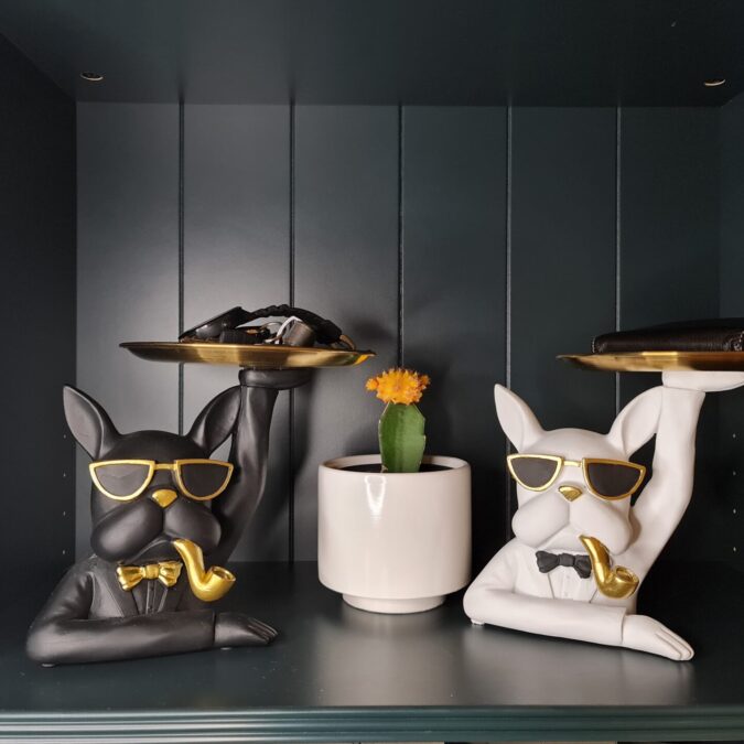 Bulldog w/Pipe Tray, Black - Image 3