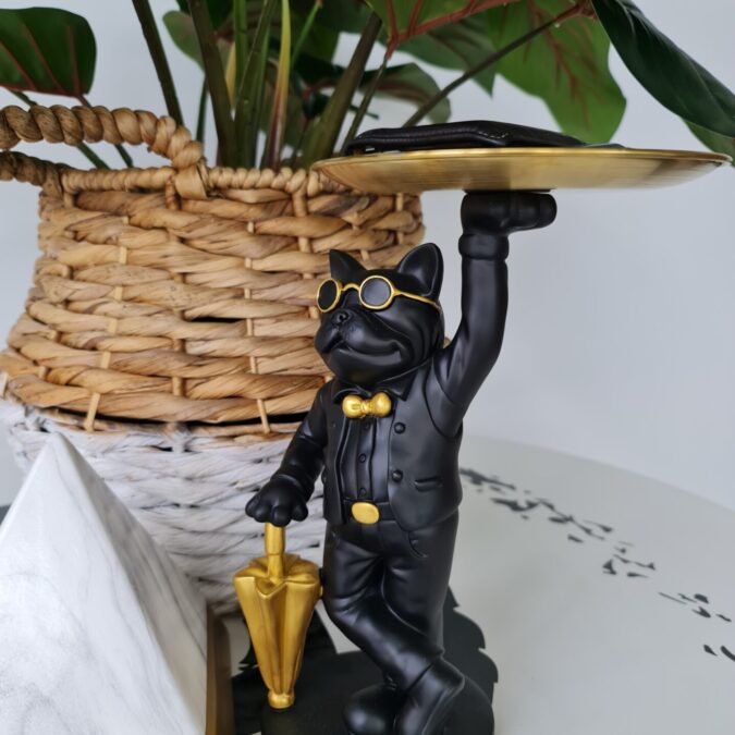 Bulldog, Umbrella, Black - Image 2