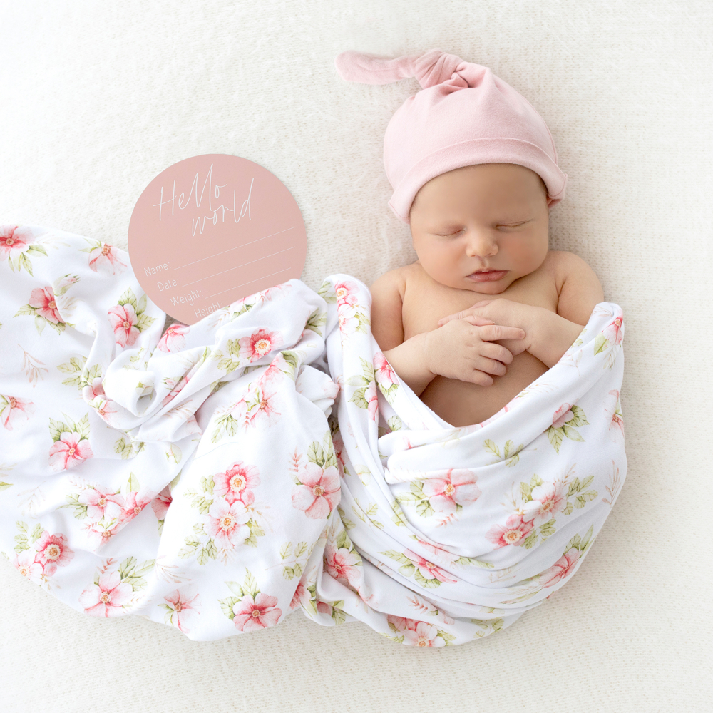Baby Announcement Set Floral - Image 3