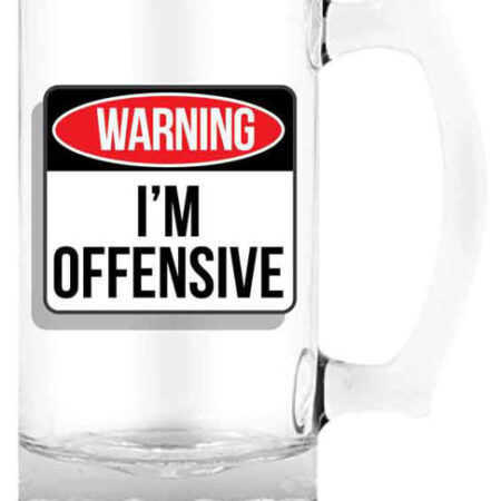 WARNING IM OFFENSIVE - BEER STEIN