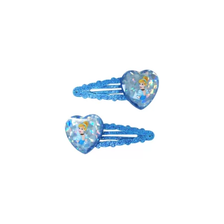 DISNEY Cinderella Heart Gem Snapclips