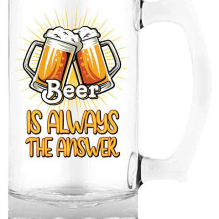 BEER IS ALWAYS - BEER STEIN