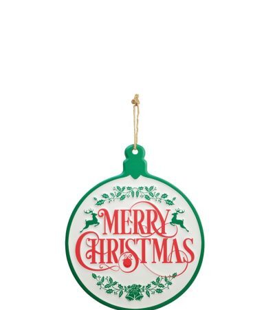 Metal Sign Merry Christmas