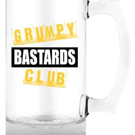 GRUMPY BASTARD - BEER STEIN