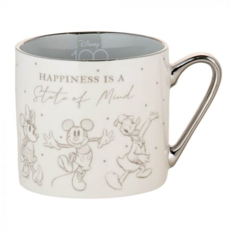 DISNEY 100 PREMIUM MUG 'HAPPINESS IS A STATE OF MIND'