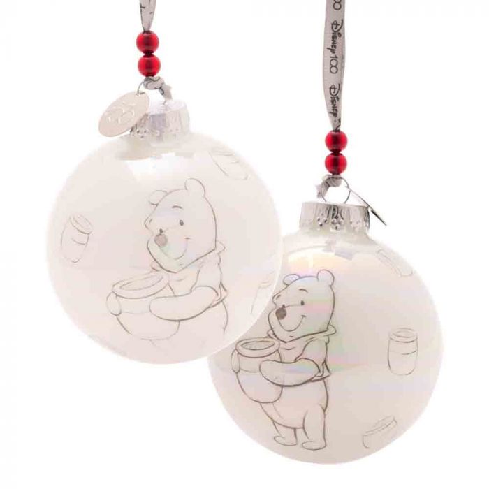 DISNEY 100 CHRISTMAS BAUBLES CLASSIC CHARACTERS (SET OF 4) - Image 3