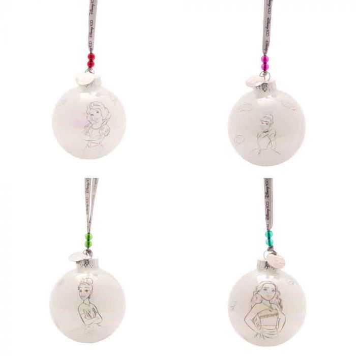 DISNEY 100 CHRISTMAS BAUBLES PRINCESSES (SET OF 4) - Image 2