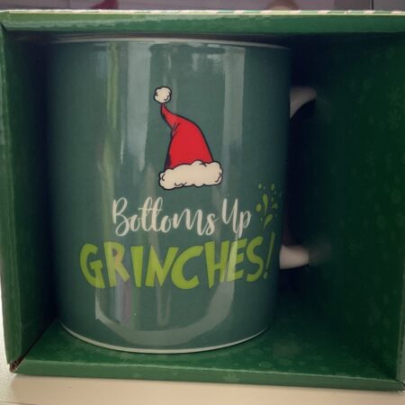 Bottoms up Grinches mug