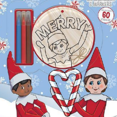 Elf on the Shelf - Colouring & Activity Book with Ornament