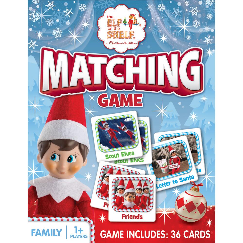 Elf on the Shelf Matching Game