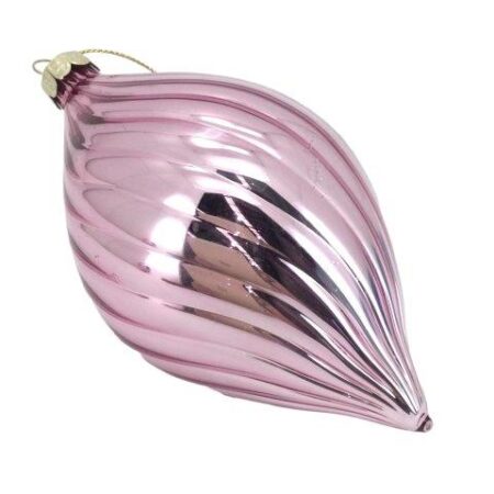 SHINY PINK LONG DROP HANGING