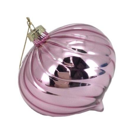 SHINY PINK DROP HANGING