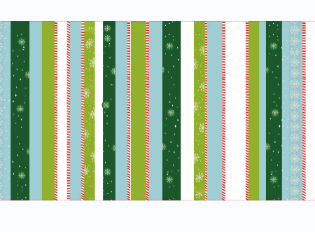GREEN G CHRISTMAS TABLE RUNNER