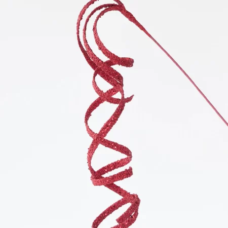 GLITTER CURL SPRAY BURGUNDY 57.5CM
