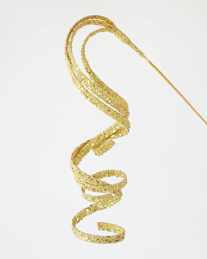 GLITTER CURL SPRAY GOLD 57.5CM