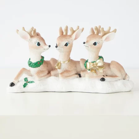 WOODLAND DEER FAWNS 28cm