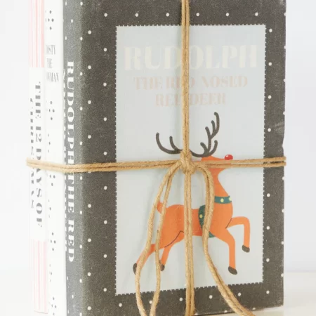 CHILDRENS CHRISTMAS BOOKS STACK 33cm
