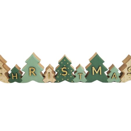 Christmas Tree Sign Decoration Sage & Natural