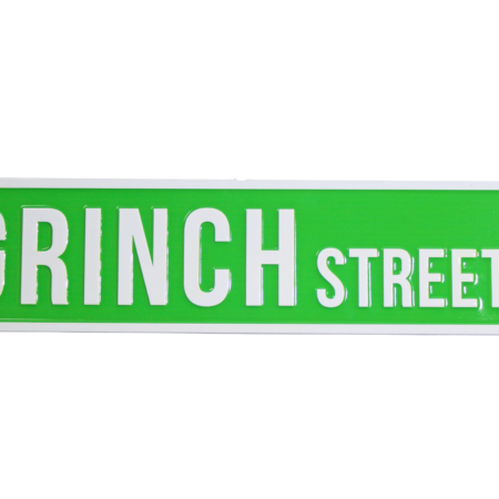 Dr Seuss Grinch Street Sign 80cm