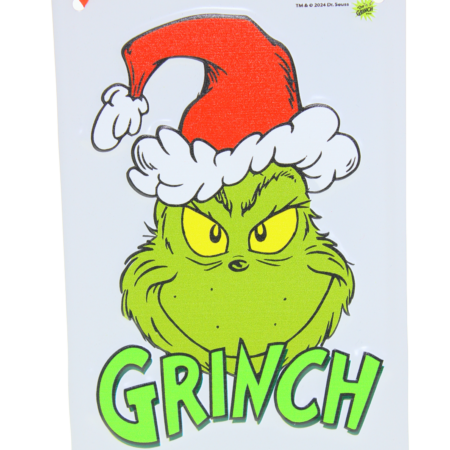 Grinch sign 13cm