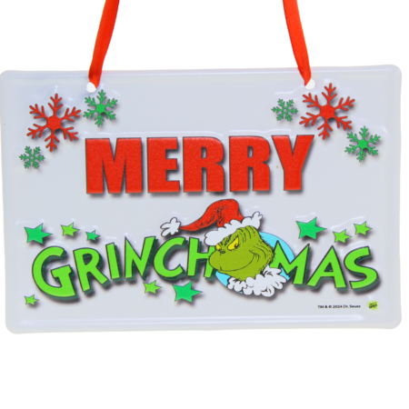 merry Grinchmas sign 13cm