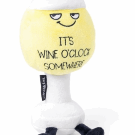 It’s Wine O’Clock Somewhere” Plush White Wine