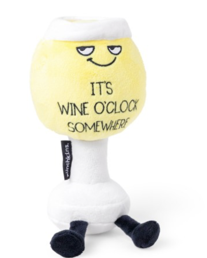 It’s Wine O’Clock Somewhere” Plush White Wine