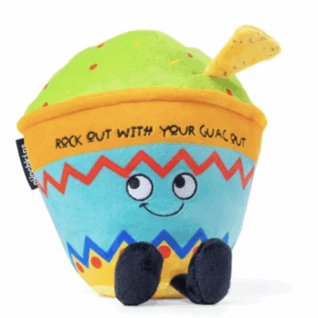 Rock Out With Your Guac Out” Plush Guacamole