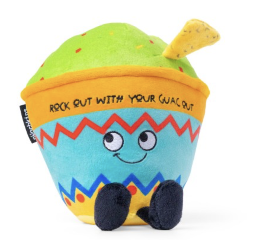 Rock Out With Your Guac Out” Plush Guacamole