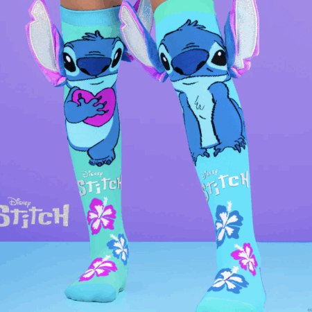 Stitch Blue/Pink Mad Mia socks