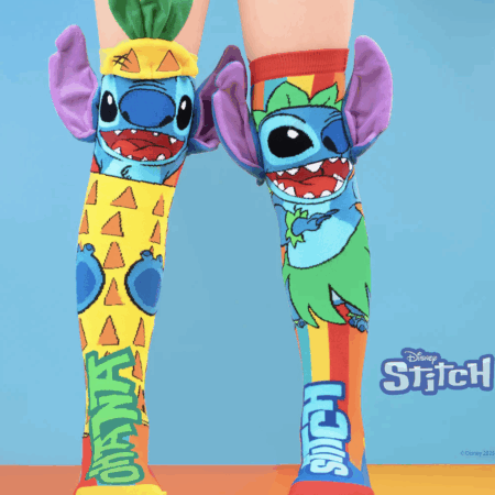 Ohana Stich pineapple Mad Mia socks