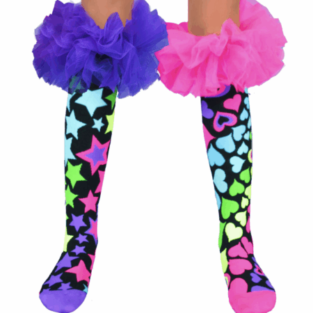 Bright Star and Heart Mad Mia socks