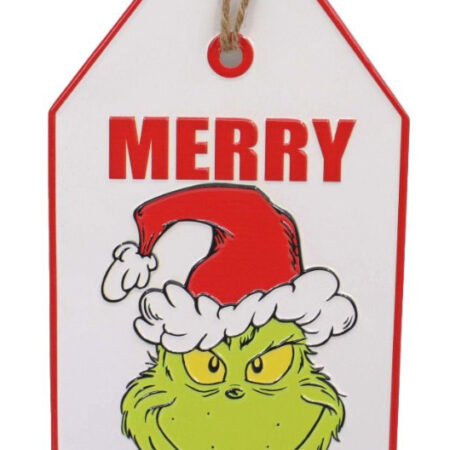 DOOR HANGER SIGN MERRY GRINCHMAS