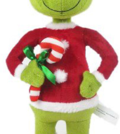 Happy Shuffle Grinch w Candy CANE